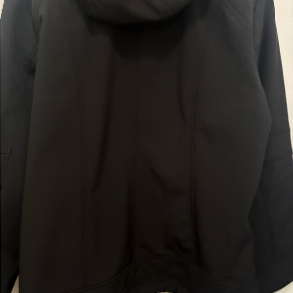 Women's Black Bomber Jacket - Picture 10 of 11